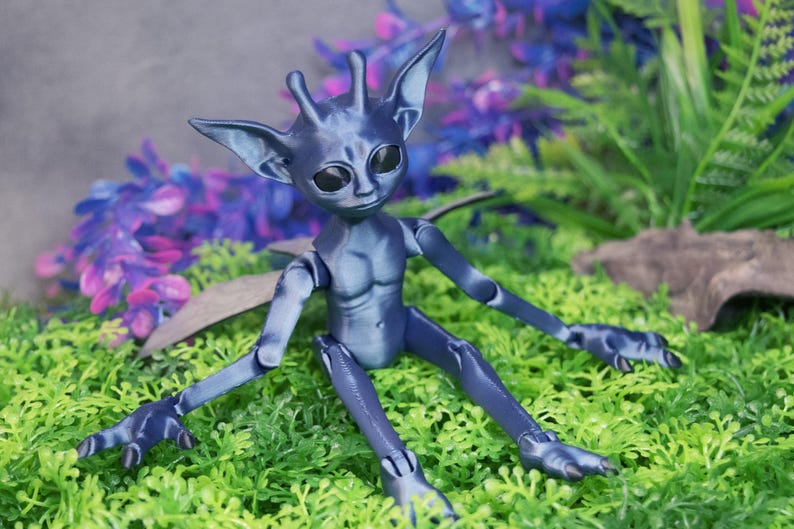 Articulated Pixie: 3D Printed Flexible Figurine image 7