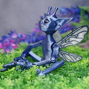 Articulated Pixie: 3D Printed Flexible Figurine image 5