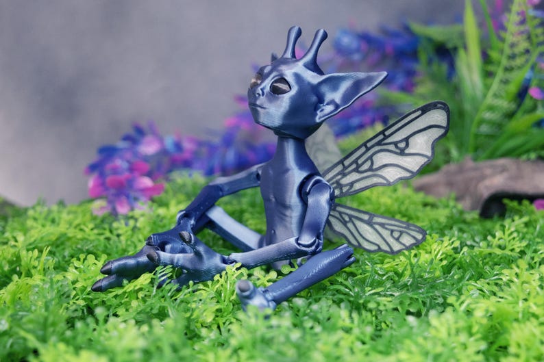 Articulated Pixie: 3D Printed Flexible Figurine image 5