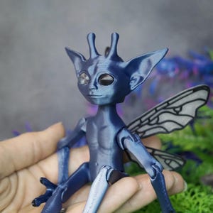 Articulated Pixie: 3D Printed Flexible Figurine image 2
