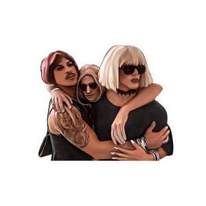 Vinyl Decal Sticker | Jax Taylor | Tom Schwartz | Tom Sandoval | Drag | Vanderpump Rules Inspired | Laptop Decal | Water Bottle Decal