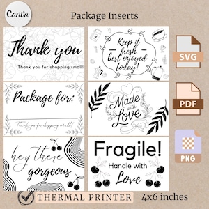 Rustic Minimalist Bakery Label Bundle 53 Editable Cottage Food Labels for Baked Goods Printable Thermal Printer DIY Ingredient Stickers