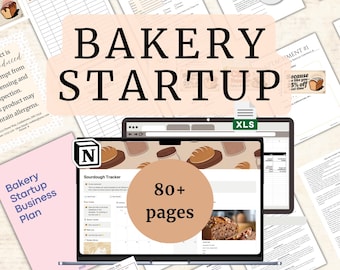 All-in-one Bakery Startup Bundle Home Bakery Forms Bundle Cottage Kitchen Documents Sourdough Starter Log Farmer Market Signs Cake Order PDF