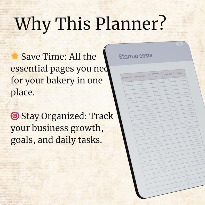 Stay-at-Home Mom Bakery Business Planner Cottage Bakery Business Plan Baking Business Roadmap Small Business Printable Microbakery Worksheet