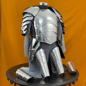 Elven Queen Full Steel Armor Suit | Medieval Fantasy Warrior Costume | LARP & Cosplay Battle Armor for Women