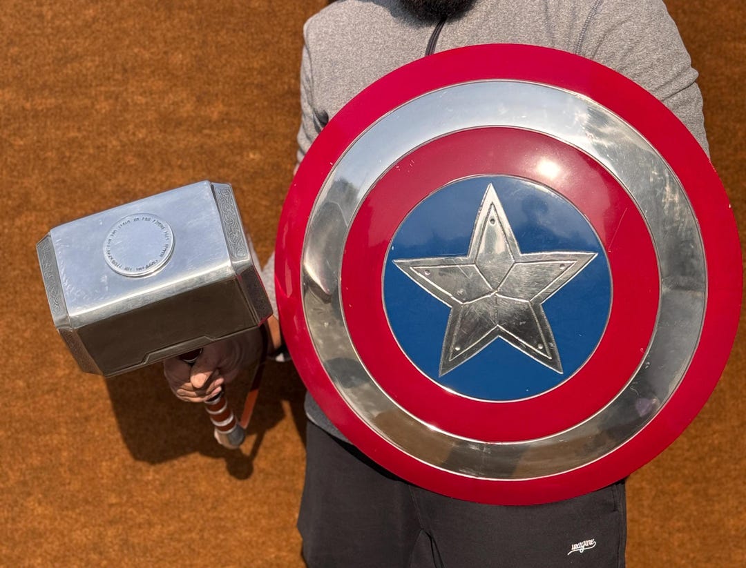 Captain America Shield - 1:1 Scale Prop Replica - Made of Durable ...