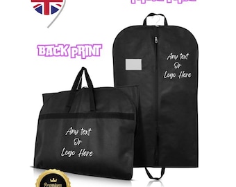 Wedcova personlig handtagsväska, resekostymsbärfodral, present till honom, henne klädväskor