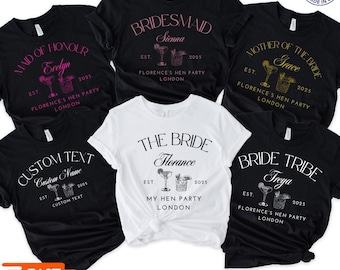 Team Bride The Bride Magliette Addio al Nubilato Sposa Amiche T-Shirt Maglietta
