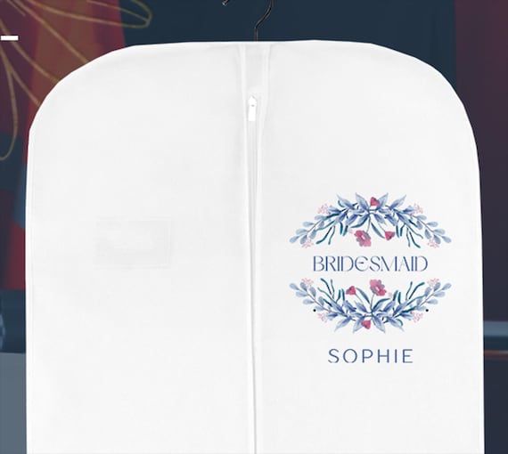 Personalized Bridesmaid Dress Bag 24" X 72" Personalised Wedding Dress Bags  Maid of Honour Mother of the Bride Dress Garment Bag - Etsy