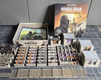 The Mandalorian Adventures Board Game Insert (Including All Two Expansions)