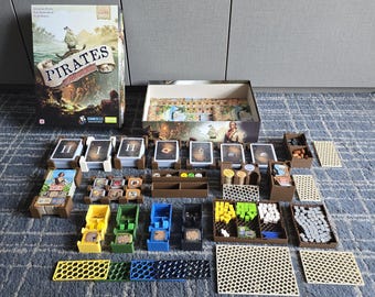 Pirates of Maracaibo + Commanders & Promos 3D Board Game Insert