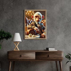 3 Luxury Digital Art Prints Collection | Elegant Wall Decor with Diamonds, Gold & Opulent Elements | Perfect for Office, Living Room