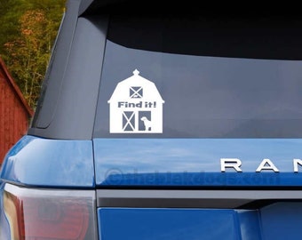 Barn Hunt Decal with Dog and Rat - Car Window Vinyl Sticker - Gift for Judges & Enthusiasts