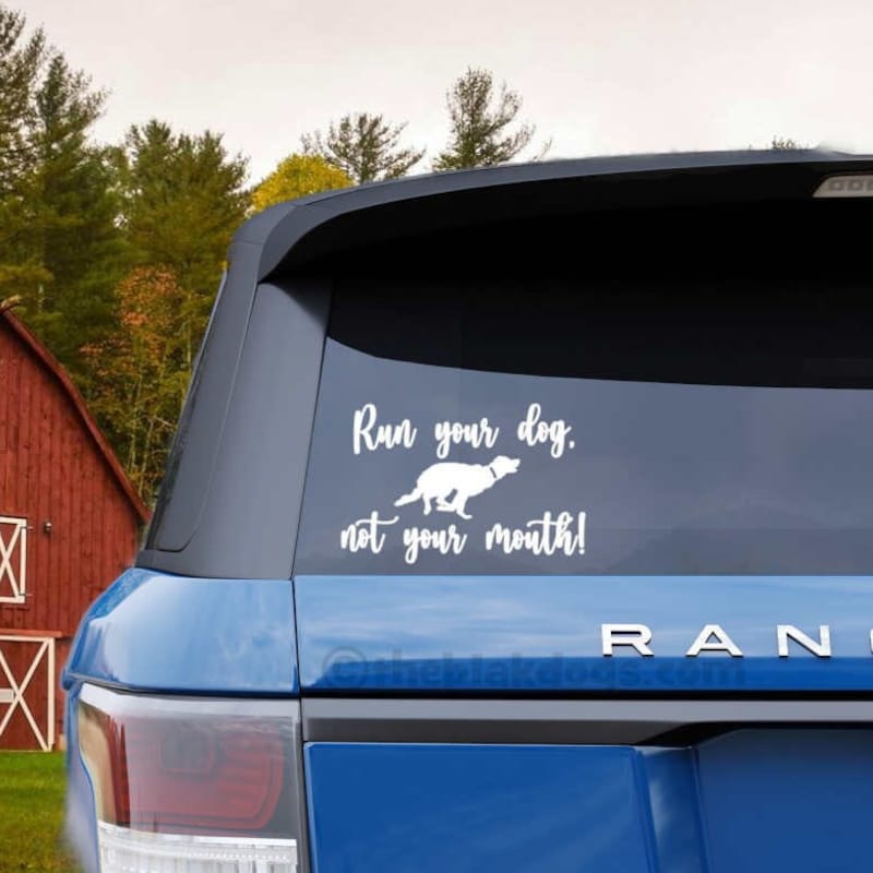 Dog Run Sticker Etsy