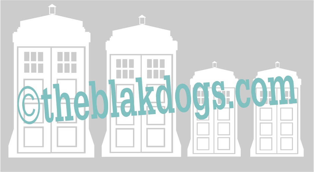 Police Call Box - Family Stickers - Custom Vinyl Sticker Car Decal - Etsy