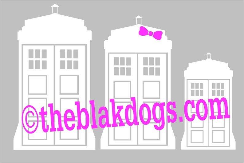 Police Call Box Family Stickers Custom Vinyl Sticker Car | Etsy
