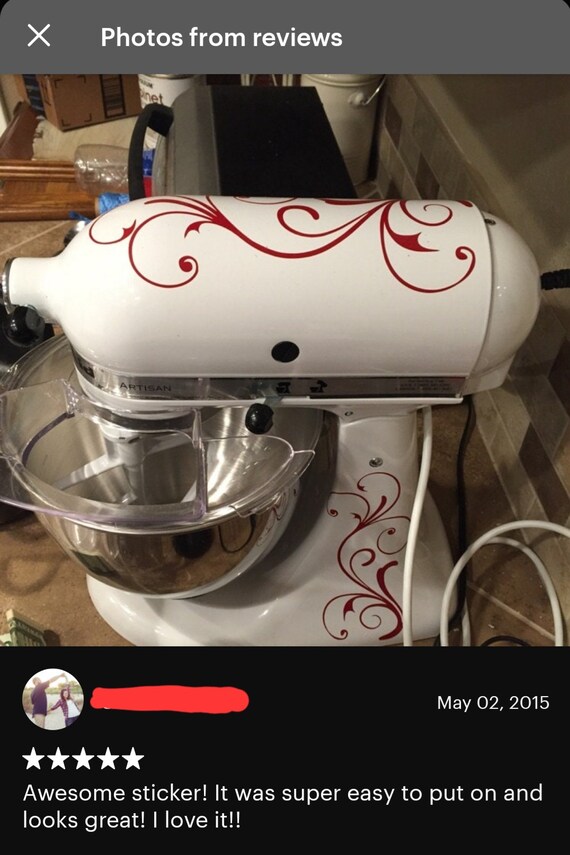 Salvaged the family's old, broken KitchenAid Mixer that was