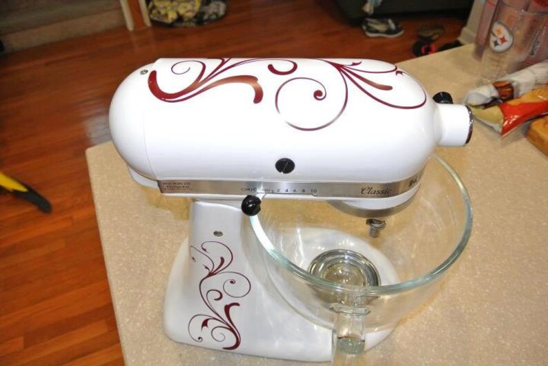 Kitchenaid Mixer Vinyl Stickers Or... Pimp My Kitchenaid Etsy