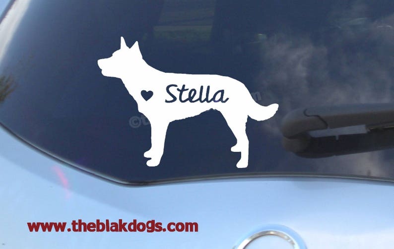 Kelpie On Board Dog Sticker Decal In White Popular - Ireland - Foto 12