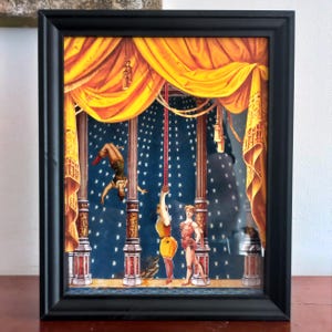 Arielle the Aerialist - a sand-powered automaton, kinetic art, Victorian toy