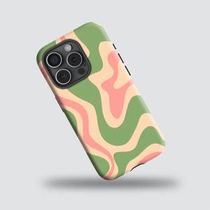 Colorful Swirl Phone Case Vibrant Abstract Design for iPhone 16 15 14 13 12 11 Pro Max, Samsung Galaxy S24 S23 S22 Note 20  A55 A56