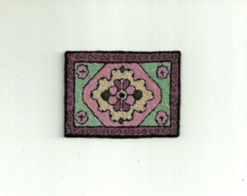 Miniature French Knot Rug in 1/12th Scale Etsy