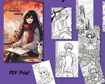 20 Printable Anime Coloring Pages