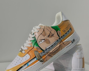 Handbemalte Anime Sneakers - Kundenspezifische Strohhut-Crew-Schuhe