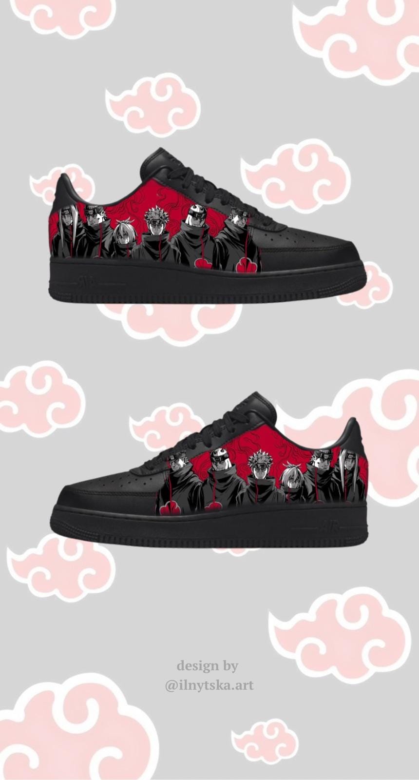nike air force 1 custom itachi