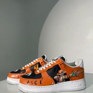 Personalized Air Force 1 Anime Custom Air Force 1 | Handmade | Men shoes | Women Shoes | White Custom Air Force 1