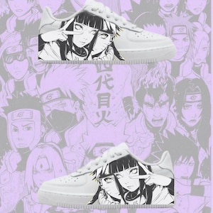 Custom Hand-Painted Sneakers – Anime Ninja Warrior Theme | Unique Fan Art Shoes