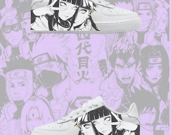 Custom Hand-Painted Sneakers – Anime Ninja Warrior Theme | Unique Fan Art Shoes