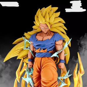 長い金髪の超強力なアニメ戦士 | 3Dプリント用STLファイル | サポート対象外 |