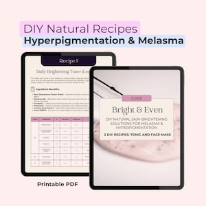 Erase Hyperpigmentation: At-Home Toner and Mask Formulas | Natural Melasma Treatment | DIY Skincare Recipes for Brighter Skin