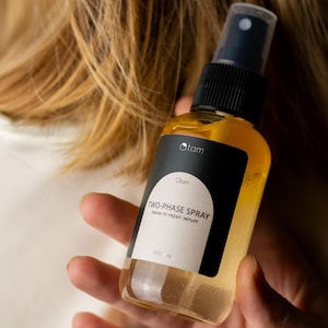 Two-Phase Leave-In Hair Spray | Heat Protection, Repair, Shine, Detangling Mist (100 ml)