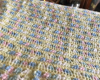 Crochet Baby Blanket, Toddler Blanket, Baby Gift