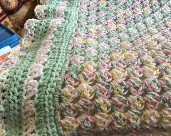 Crochet Baby Blanket, Toddler Blanket, Baby Gift