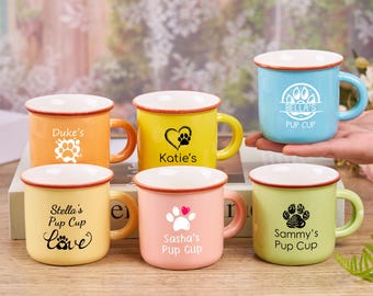 Hunde Mama Becher Personalisierte Welpen Tasse Benutzerdefinierte Hunde Geschenk, benutzerdefinierte Welpen Tasse, Hund Oma Geschenk, Hund Geburtstagsgeschenk, Puppuccino, Geschenk Haustierbesitzer, Hunde Geschenke