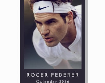 Roger Federer 2026 Calendar
