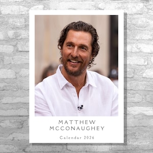 Matthew Mcconaughey 2026 Calendar