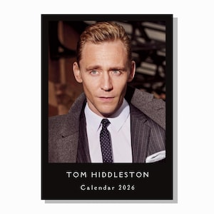 Tom hiddleston calendar - Etsy 日本