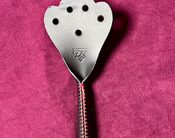 Leren spankingpaddle, 30 cm (30 cm), kattenpootbeschermer, premiumkwaliteit leer, slagspeelset