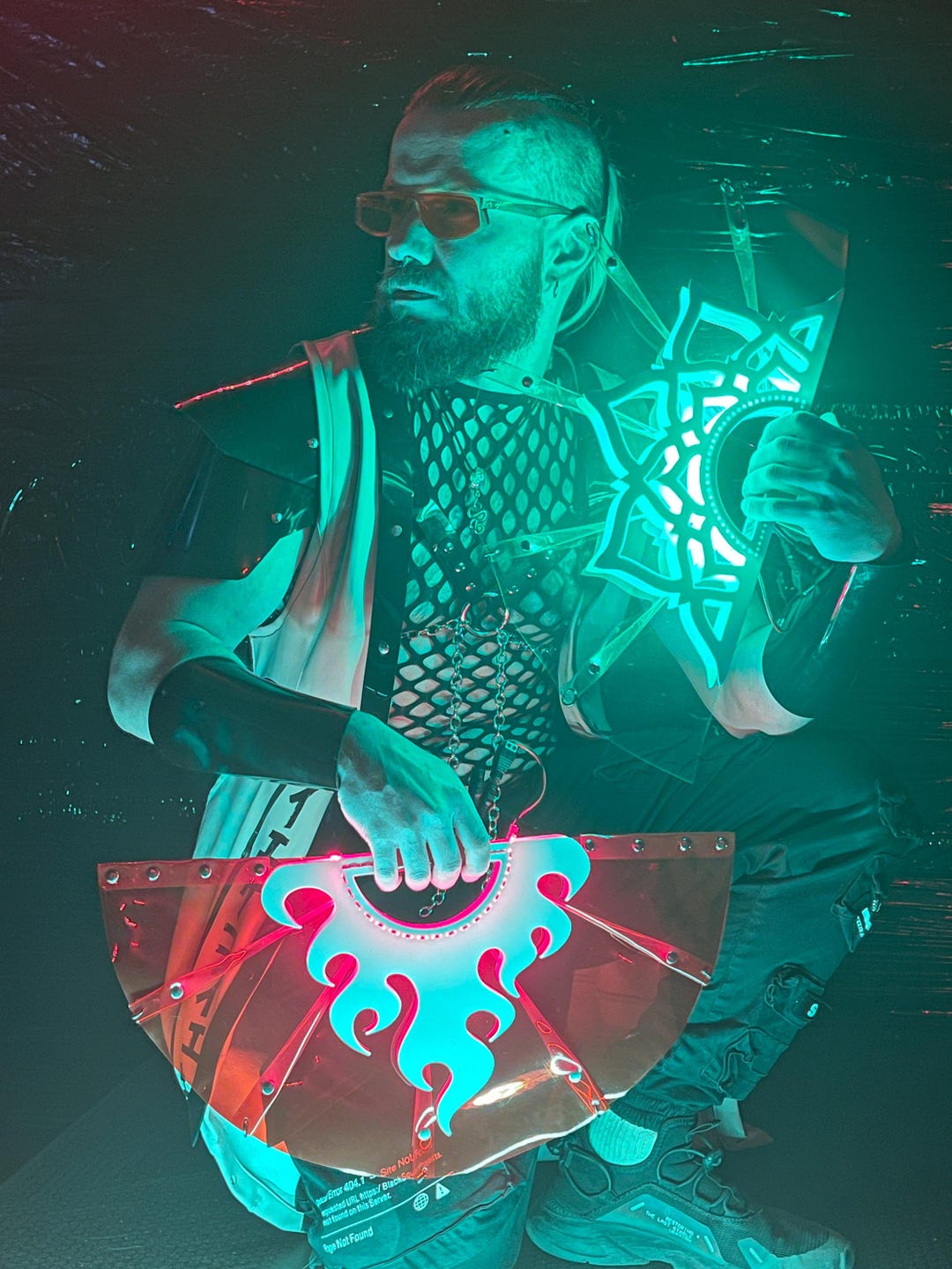 LED Silicone Hand Fan - Light Up, Rechargeable, Includes Battery ...