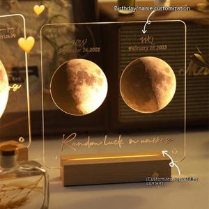 Valentinstagsgeschenk -Die Nacht, in der wir uns kennengelernt haben, der Tag der Geburt, Valentinstag, Geschenk für Sie, Geschenkidee, GIFT