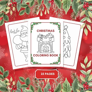 Printable Christmas Coloring Pages | Fun Holiday Activities for Kids | Easy Printables for Classroom & Home | Instant Digital Download