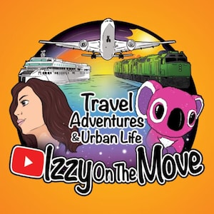 Izzy On The Move CHANNEL STICKER, one Orange (new 2022)