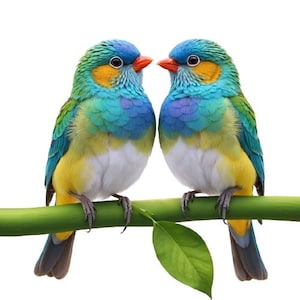 Colorful Birds Cross Stitch Pattern Home Decor Gift Easy Beginner Bird Embroidery Chart Instant Digital Download Printable File PDF