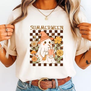 Summerween Shirt for Spooky Season – Hot Ghoul Summer Tee – Halloween in Summer Party Shirt – Cozy Spooky Summer Shirt with Free Shipping