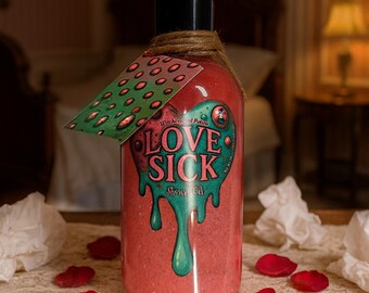 Gel douche LOVE SICK parfumé à la rose, fraise, citron - inspiré de la confiture d'oranges - gel douche, savon pour les mains