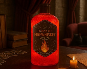 Body Wash FIREWHISKEY Scented in Cinnamon Hot Pepper Fireball - Shower Gel, Hand Soap